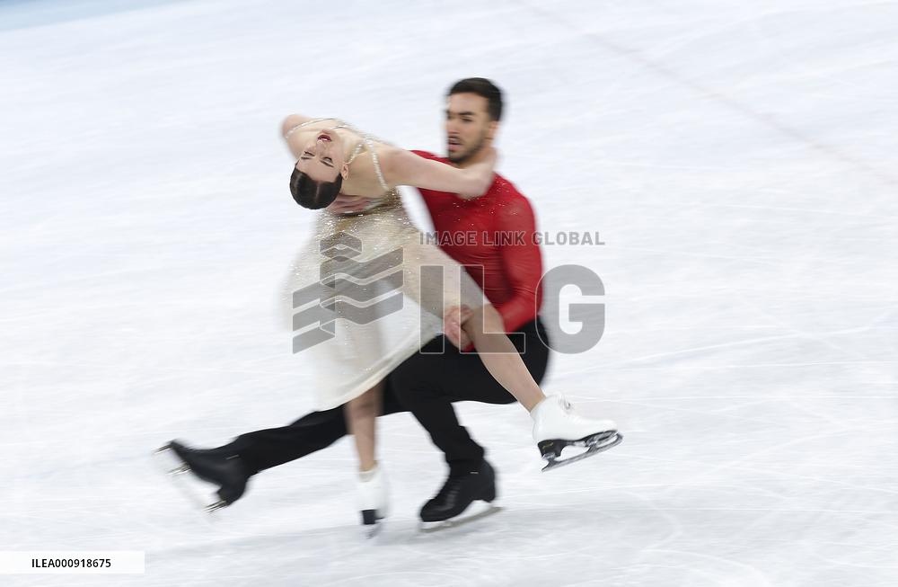 (XHTP)(BEIJNG2022)CHINA-BEIJING-OLYMPIC WINTER GAMES-FIGURE SKATING-ICE DANCE-FREE DANCE (CN)