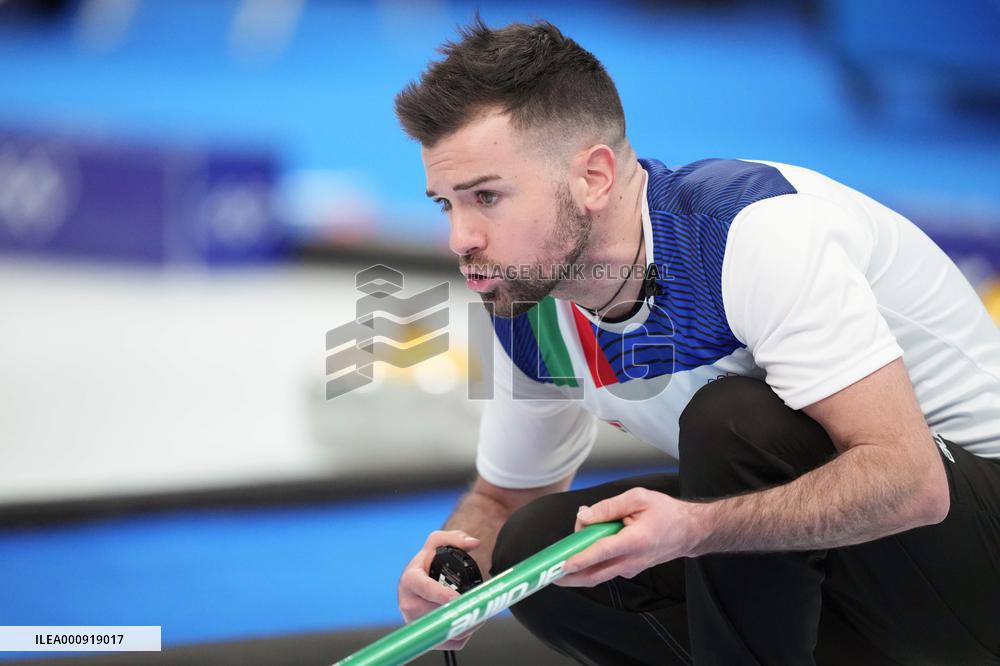 (BEIJING2022)CHINA-BEIJING-WINTER OLYMPIC GAMES-CURLING-MEN'S ROUND ROBIN-CAN vs ITA(CN)