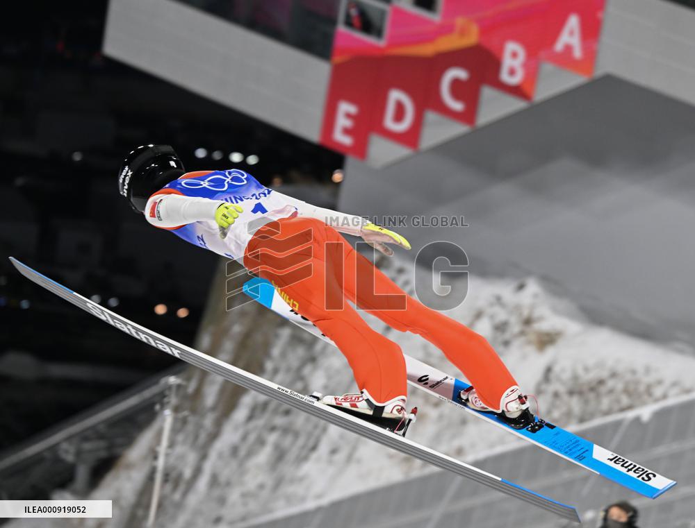 (BEIJING2022) CHINA-ZHANGJIAKOU-OLYMPIC WINTER GAMES-SKI JUMPING-MEN'S TEAM (CN)
