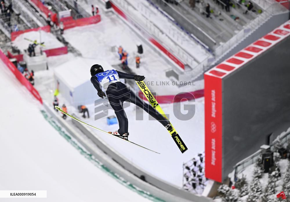 (BEIJING2022) CHINA-ZHANGJIAKOU-OLYMPIC WINTER GAMES-SKI JUMPING-MEN'S TEAM (CN)