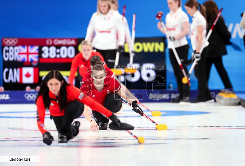 (BEIJING2022)CHINA-BEIJING-WINTER OLYMPIC GAMES-CURLING-WOMEN'S ROUND ROBIN-GBR vs CAN(CN)