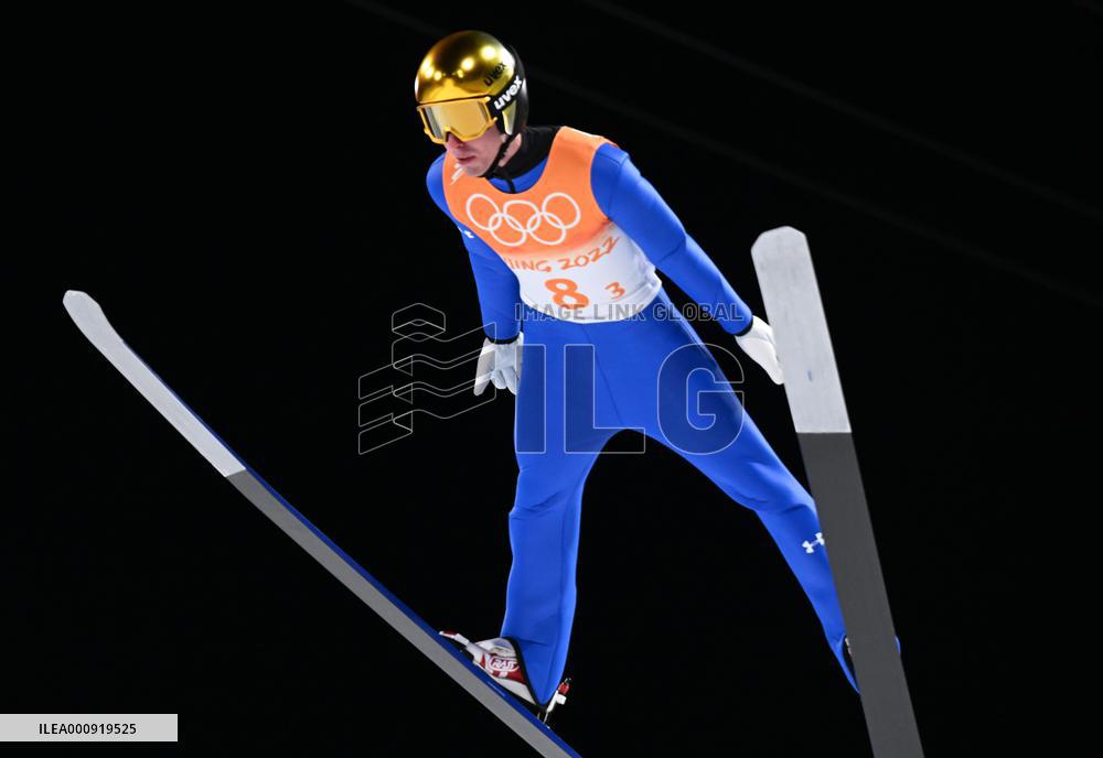 (BEIJING2022) CHINA-ZHANGJIAKOU-OLYMPIC WINTER GAMES-SKI JUMPING-MEN'S TEAM (CN)