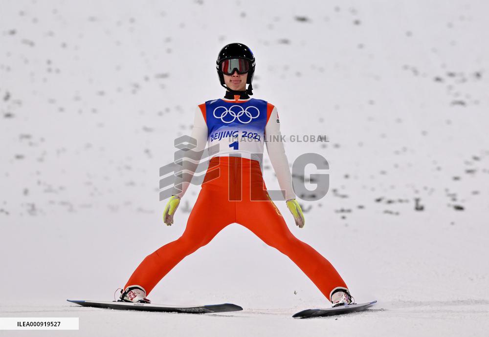 (BEIJING2022) CHINA-ZHANGJIAKOU-OLYMPIC WINTER GAMES-SKI JUMPING-MEN'S TEAM (CN)
