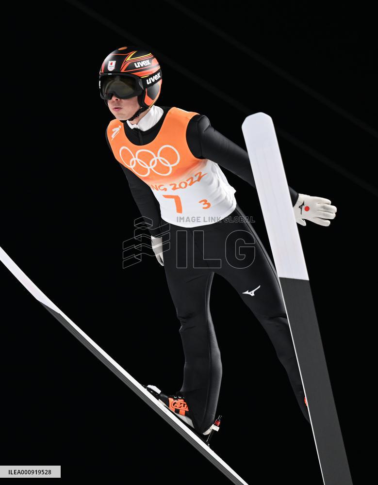 (BEIJING2022) CHINA-ZHANGJIAKOU-OLYMPIC WINTER GAMES-SKI JUMPING-MEN'S TEAM (CN)