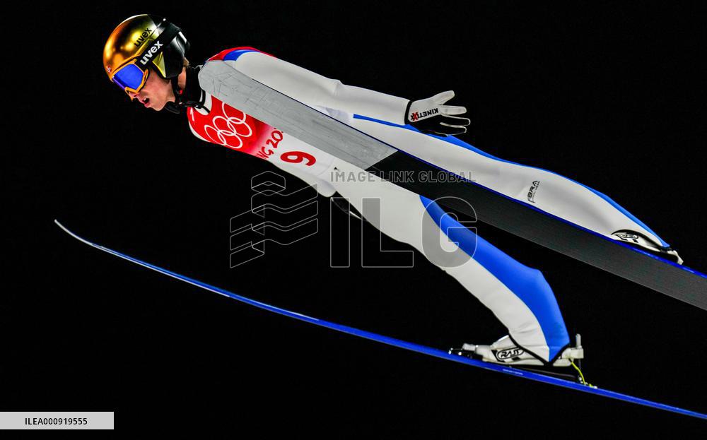 (BEIJING2022) CHINA-ZHANGJIAKOU-OLYMPIC WINTER GAMES-SKI JUMPING-MEN'S TEAM (CN)