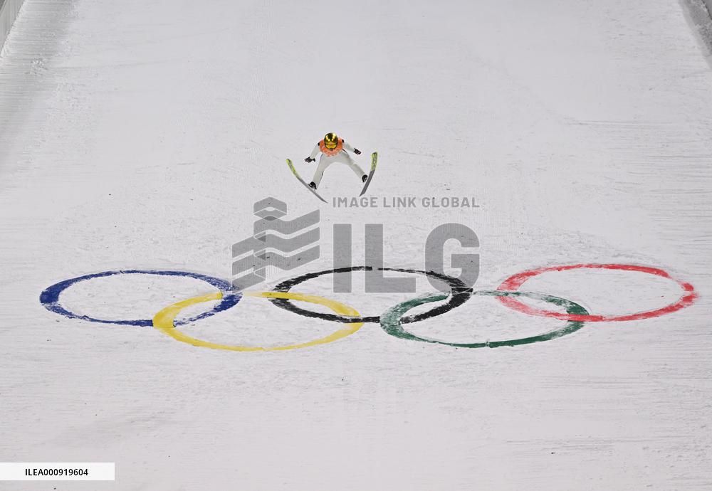 (BEIJING2022) CHINA-ZHANGJIAKOU-OLYMPIC WINTER GAMES-SKI JUMPING-MEN'S TEAM (CN)