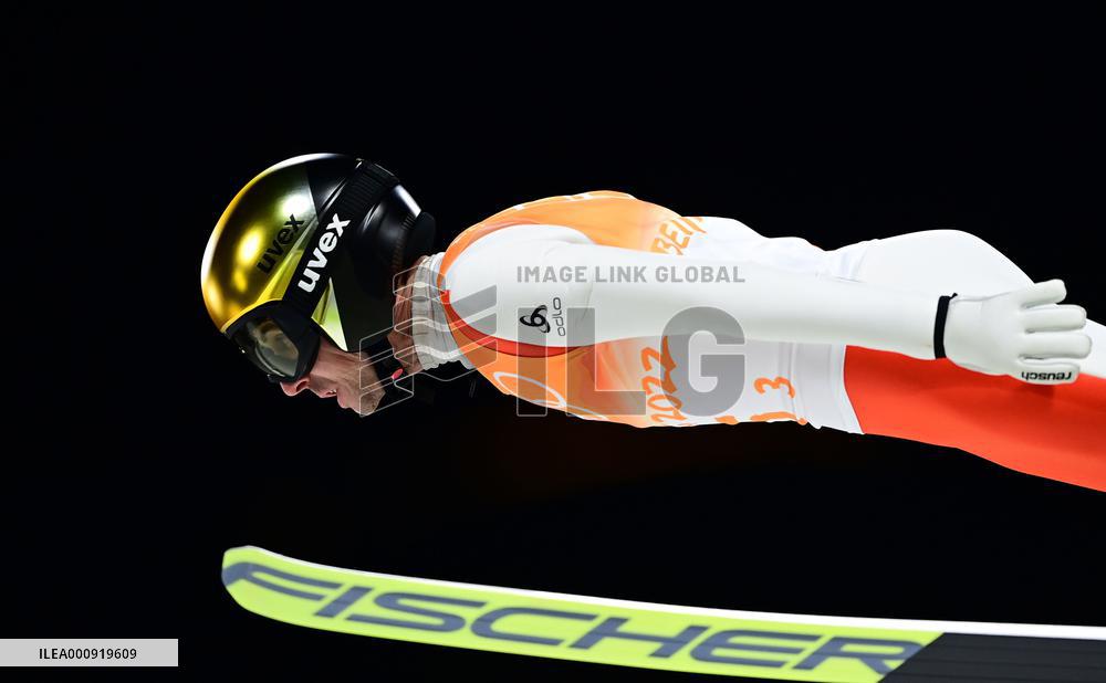 (BEIJING2022) CHINA-ZHANGJIAKOU-OLYMPIC WINTER GAMES-SKI JUMPING-MEN'S TEAM (CN)