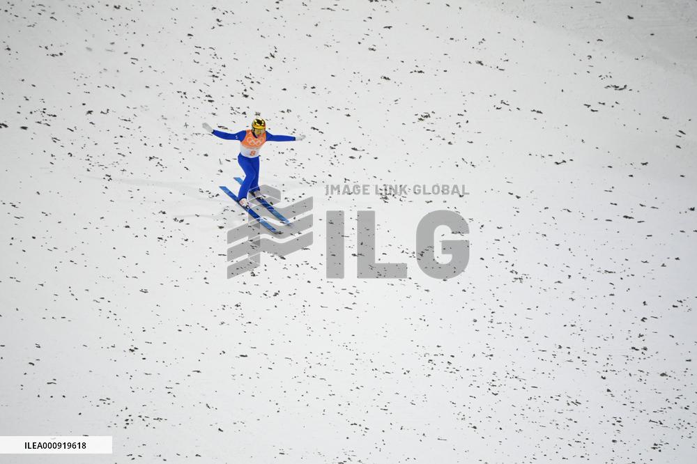 (BEIJING2022) CHINA-ZHANGJIAKOU-OLYMPIC WINTER GAMES-SKI JUMPING-MEN'S TEAM (CN)