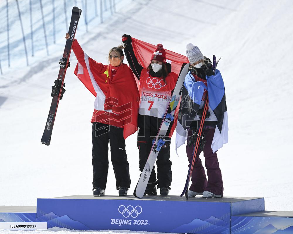 (XHTP)(BEIJING2022)CHINA-ZHANGJIAKOU-OLYMPIC WINTER GAMES-FREESTYLE SKIING-WOMEN'S FREESKI SLOPESTYLE-FINAL (CN)