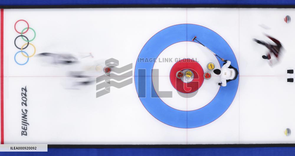 (XHTP)(BEIJING2022)CHINA-BEIJING-WINTER OLYMPIC GAMES-CURLING-MEN'S ROUND ROBIN-CAN vs CHN(CN)
