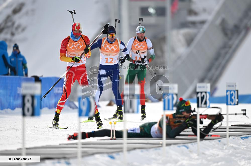 (BEIJING2022)CHINA-ZHANGJIAKOU-OLYMPIC WINTER GAMES-BIATHLON-MEN'S 4X7.5KM RELAY (CN)