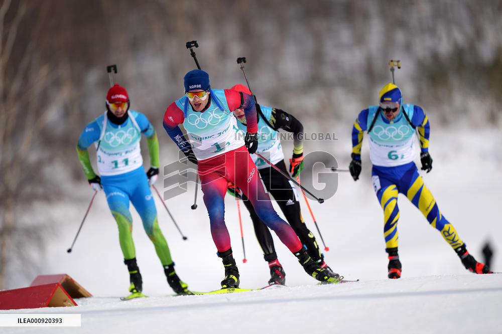(BEIJING2022)CHINA-ZHANGJIAKOU-OLYMPIC WINTER GAMES-BIATHLON-MEN'S 4X7.5KM RELAY (CN)