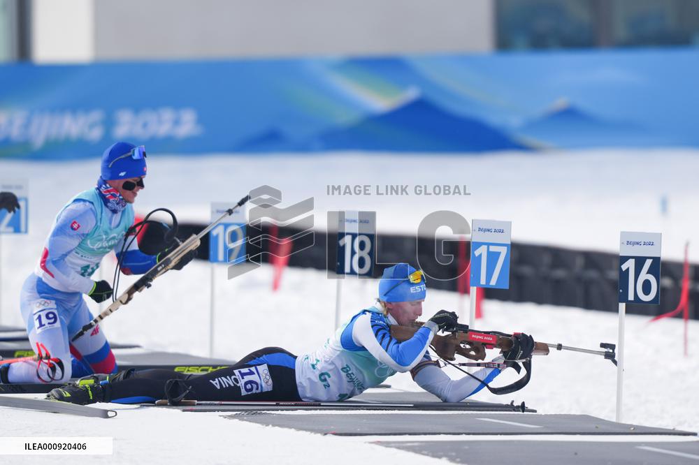 (BEIJING2022)CHINA-ZHANGJIAKOU-OLYMPIC WINTER GAMES-BIATHLON-MEN'S 4X7.5KM RELAY (CN)