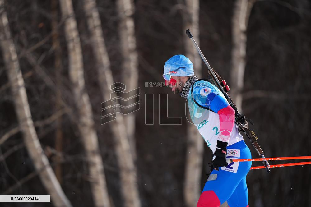 (BEIJING2022)CHINA-ZHANGJIAKOU-OLYMPIC WINTER GAMES-BIATHLON-MEN'S 4X7.5KM RELAY (CN)