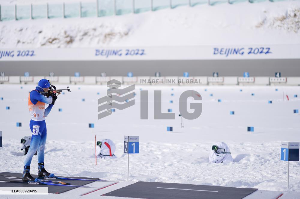 (BEIJING2022)CHINA-ZHANGJIAKOU-OLYMPIC WINTER GAMES-BIATHLON-MEN'S 4X7.5KM RELAY (CN)