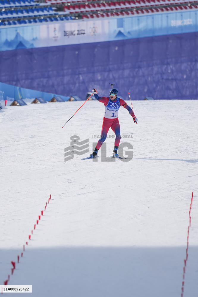 (BEIJING2022)CHINA-ZHANGJIAKOU-OLYMPIC WINTER GAMES-BIATHLON-MEN'S 4X7.5KM RELAY (CN)