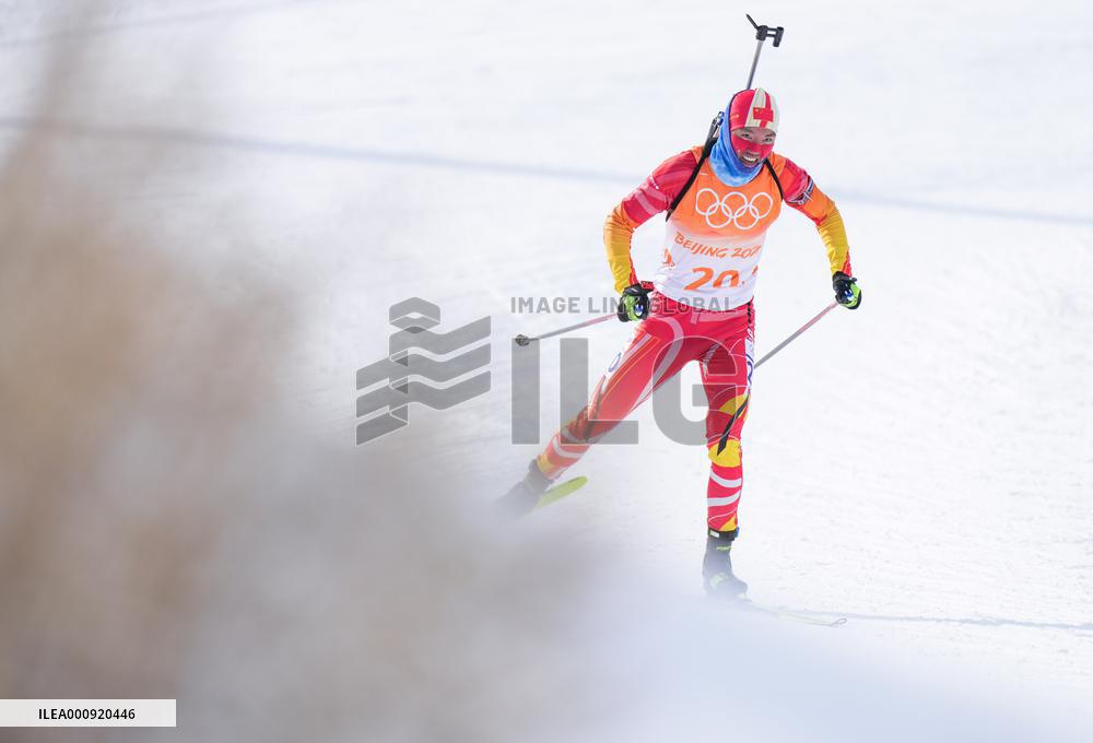 (BEIJING2022)CHINA-ZHANGJIAKOU-OLYMPIC WINTER GAMES-BIATHLON-MEN'S 4X7.5KM RELAY (CN)