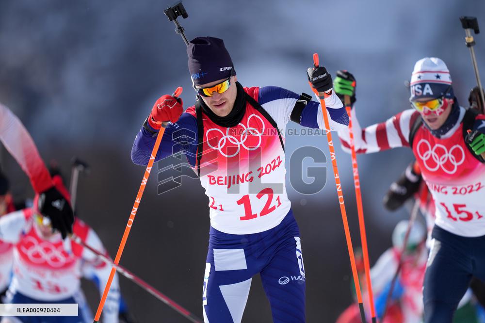 (BEIJING2022)CHINA-ZHANGJIAKOU-OLYMPIC WINTER GAMES-BIATHLON-MEN'S 4X7.5KM RELAY (CN)