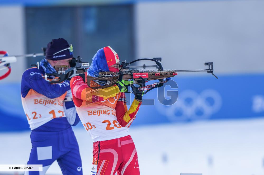 (BEIJING2022)CHINA-ZHANGJIAKOU-OLYMPIC WINTER GAMES-BIATHLON-MEN'S 4X7.5KM RELAY (CN)