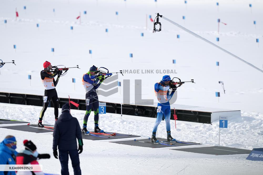 (BEIJING2022)CHINA-ZHANGJIAKOU-OLYMPIC WINTER GAMES-BIATHLON-MEN'S 4X7.5KM RELAY (CN)