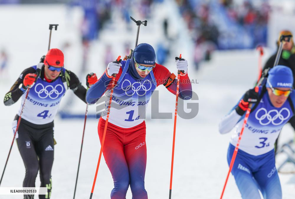 (BEIJING2022)CHINA-ZHANGJIAKOU-OLYMPIC WINTER GAMES-BIATHLON-MEN'S 4X7.5KM RELAY (CN)
