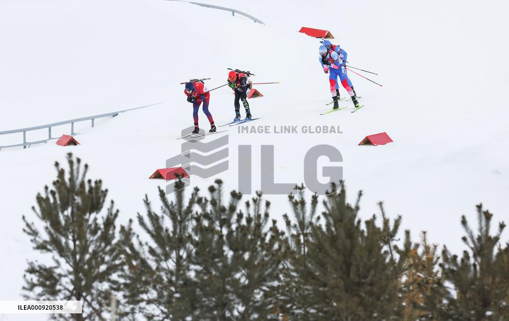 (BEIJING2022)CHINA-ZHANGJIAKOU-OLYMPIC WINTER GAMES-BIATHLON-MEN'S 4X7.5KM RELAY (CN)