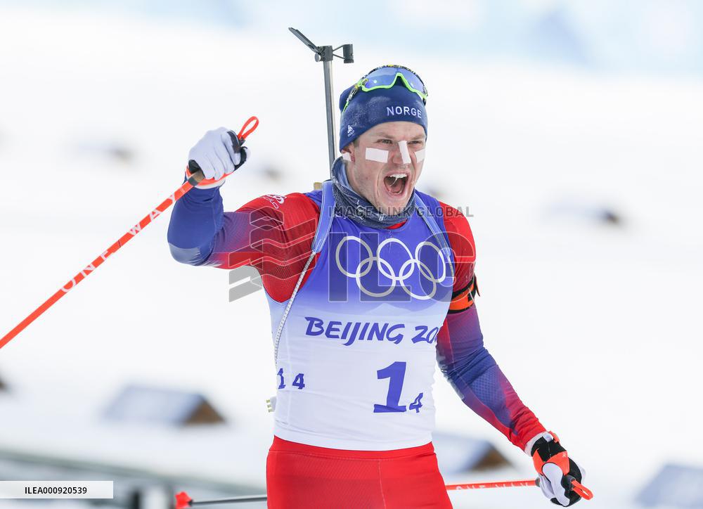 (BEIJING2022)CHINA-ZHANGJIAKOU-OLYMPIC WINTER GAMES-BIATHLON-MEN'S 4X7.5KM RELAY (CN)