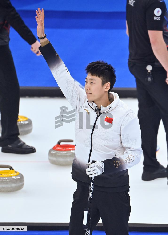 (BEIJING2022)CHINA-BEIJING-WINTER OLYMPIC GAMES-CURLING-MEN'S ROUND ROBIN-NOR vs CHN (CN)