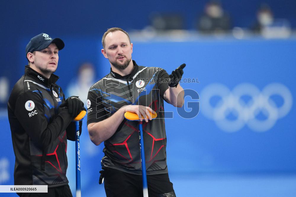 (BEIJING2022)CHINA-BEIJING-WINTER OLYMPIC GAMES-CURLING-MEN'S ROUND ROBIN-ROC VS CAN (CN)