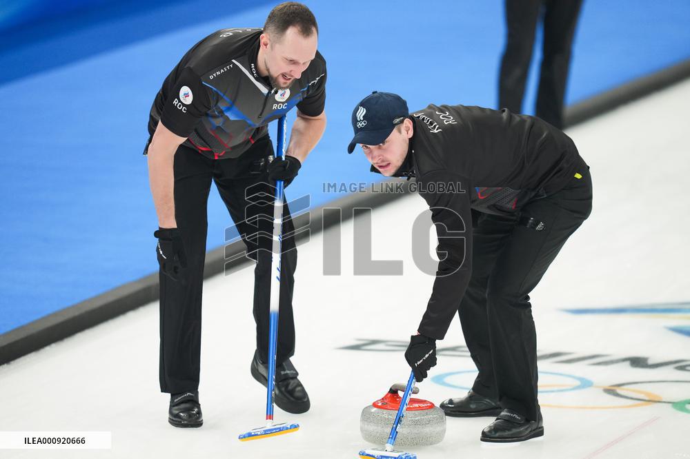 (BEIJING2022)CHINA-BEIJING-WINTER OLYMPIC GAMES-CURLING-MEN'S ROUND ROBIN-ROC VS CAN (CN)