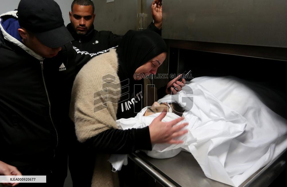 MIDEAST-RAMALLAH-PALESTINIAN MAN-KILLED