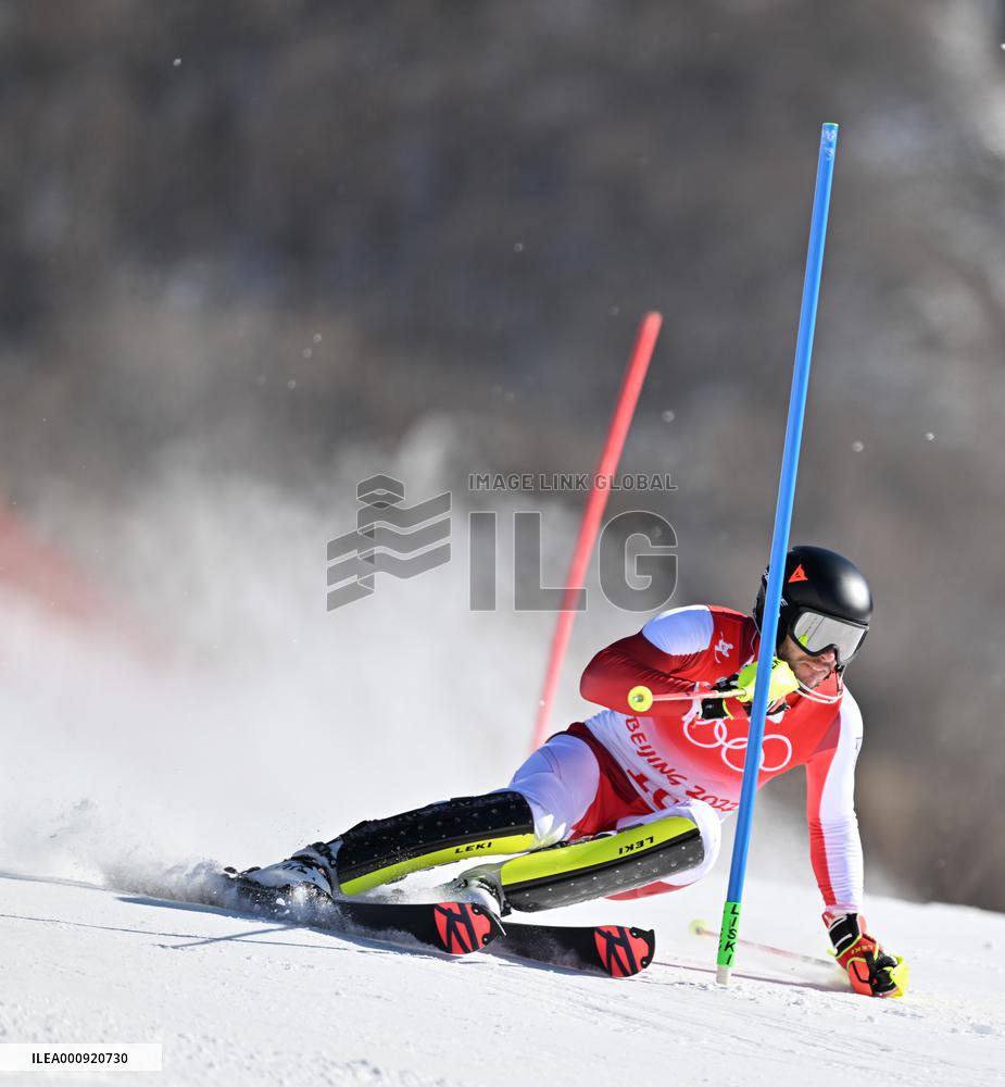 (XHTP)(BEIJING2022)CHINA-BEIJING-OLYMPIC WINTER GAMES-ALPINE SKIING-MEN'S SLALOM (CN)