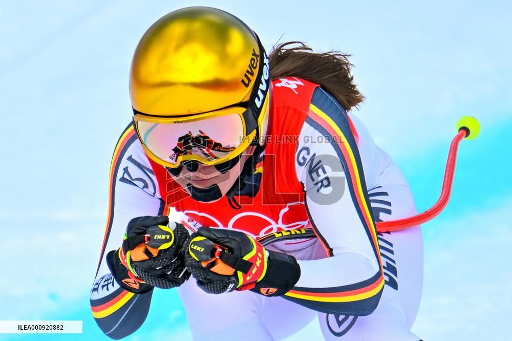 (BEIJING2022)CHINA-BEIJING-OLYMPIC WINTER GAMES-ALPINE SKIING-WOMEN'S DOWNHILL (CN)