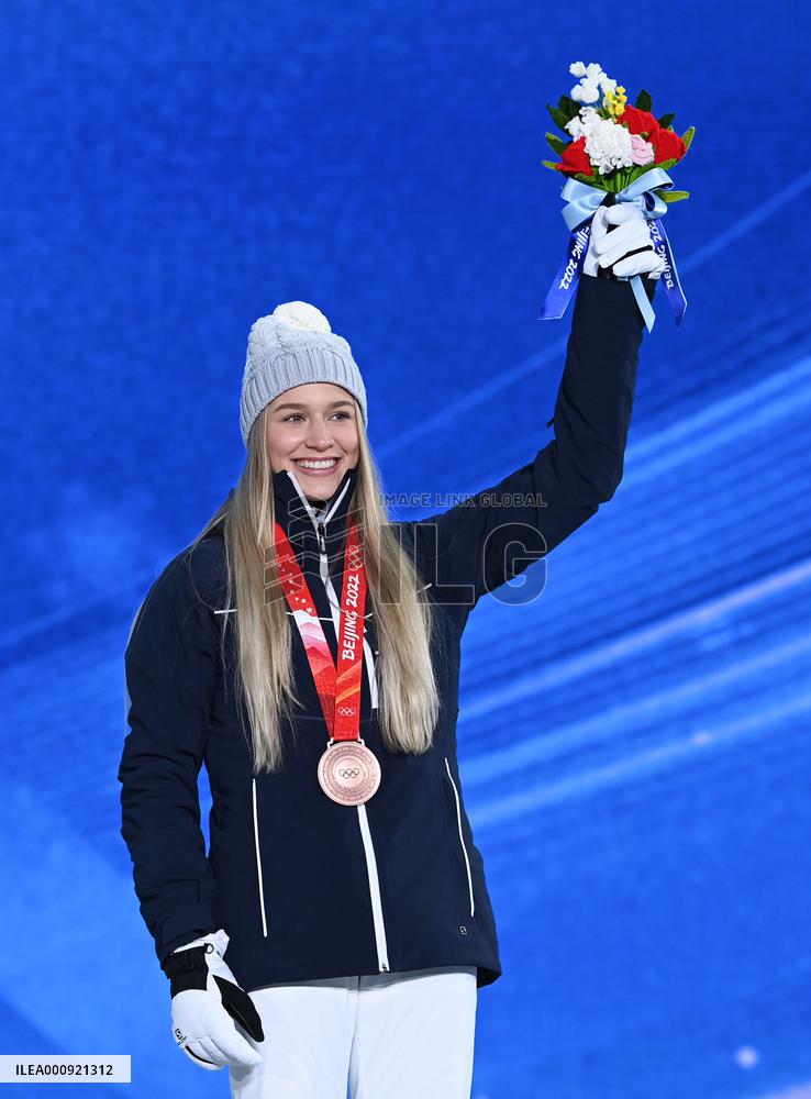(BEIJING2022)CHINA- ZHANGJIAKOU-OLYMPIC WINTER GAMES-AWARDING CEREMONY (CN)
