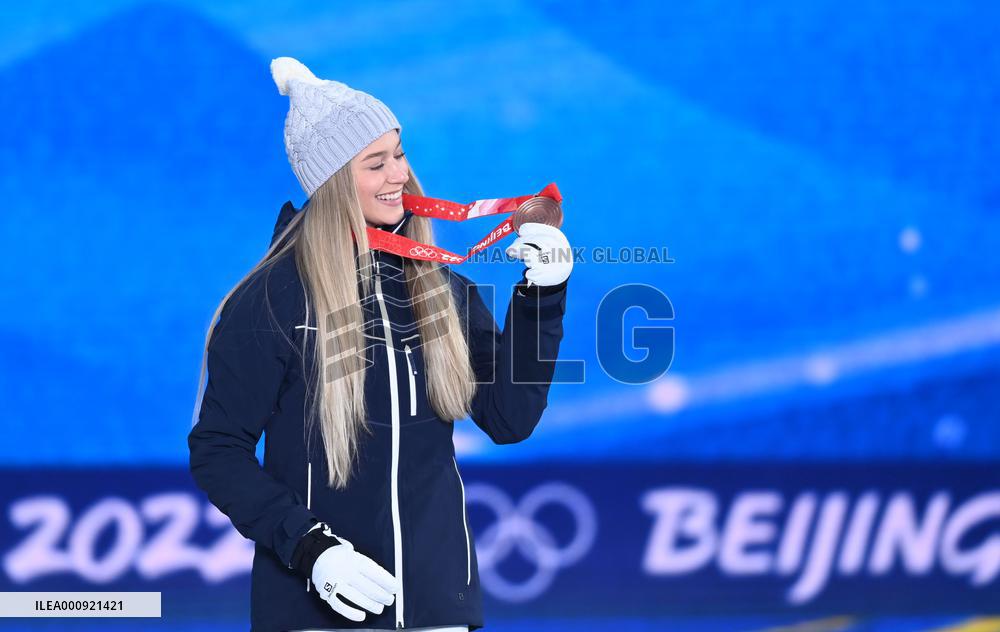 (BEIJING2022)CHINA- ZHANGJIAKOU-OLYMPIC WINTER GAMES-AWARDING CEREMONY (CN)