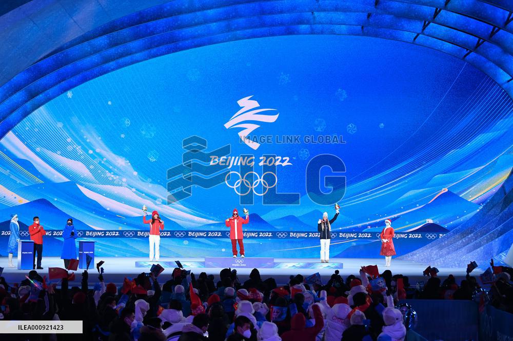 (BEIJING2022)CHINA- ZHANGJIAKOU-OLYMPIC WINTER GAMES-AWARDING CEREMONY (CN)