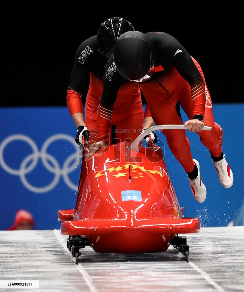 (BEIJING2022)CHINA-BEIJING-OLYMPIC WINTER GAMES-BOBSLEIGH-2-MEN-HEAT(CN)