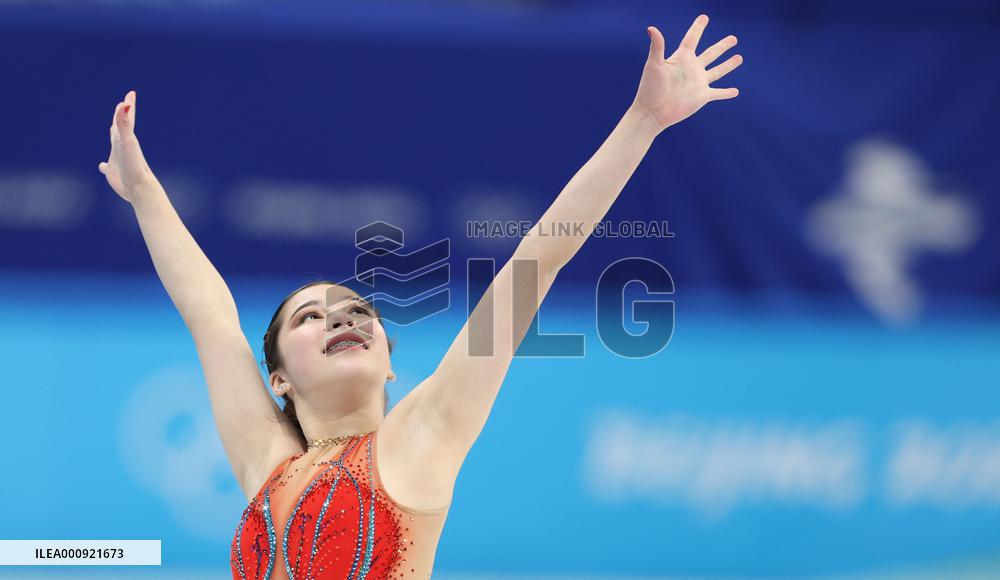 (BEIJING2022)CHINA-BEIJING-OLYMPIC WINTER GAMES-FIGURE SKATING-WOMEN SINGLE SKATING-SHORT PROGRAM (CN)
