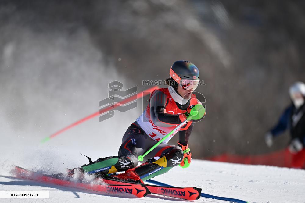 (BEIJING2022)CHINA-BEIJING-OLYMPIC WINTER GAMES-ALPINE SKIING-MEN'S SLALOM (CN)