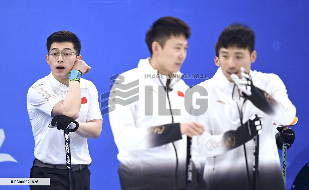 (BEIJING2022)CHINA-BEIJING-WINTER OLYMPIC GAMES-CURLING-MEN'S ROUND ROBIN-CAN vs CHN(CN)