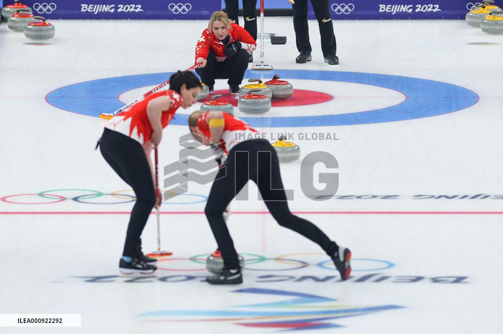 (BEIJING2022)CHINA-BEIJING-OLYMPIC WINTER GAMES-CURLING-WOMEN'S ROUND ROBIN SESSION-SUI VS KOR (CN)