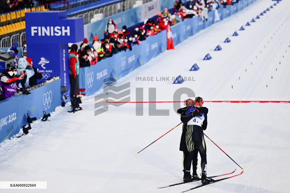 (BEIJING2022)CHINA-ZHANGJIAKOU-OLYMPIC WINTER GAMES-CROSS-COUNTRY SKIING-WOMEN'S TEAM SPRINT CLASSIC- FINAL (CN)