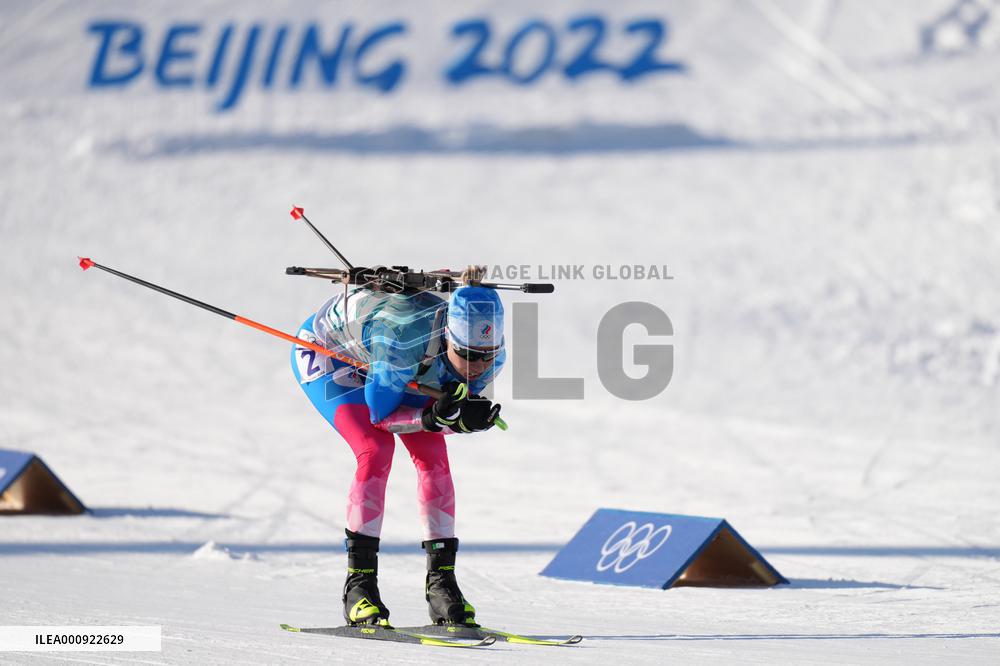 (BEIJING2022)CHINA-ZHANGJIAKOU-OLYMPIC WINTER GAMES-BIATHLON-WOMEN'S 4x6KM RELAY (CN)