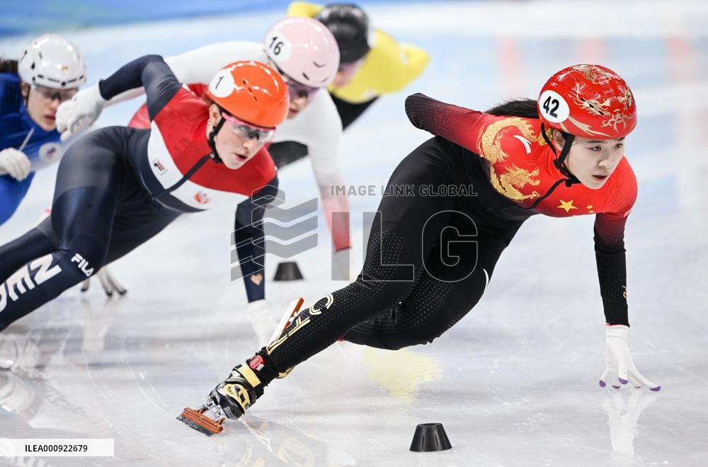 (BEIJING2022)CHINA-BEIJING-OLYMPIC WINTER GAMES-SHORT TRACK SPEED SKATING (CN)