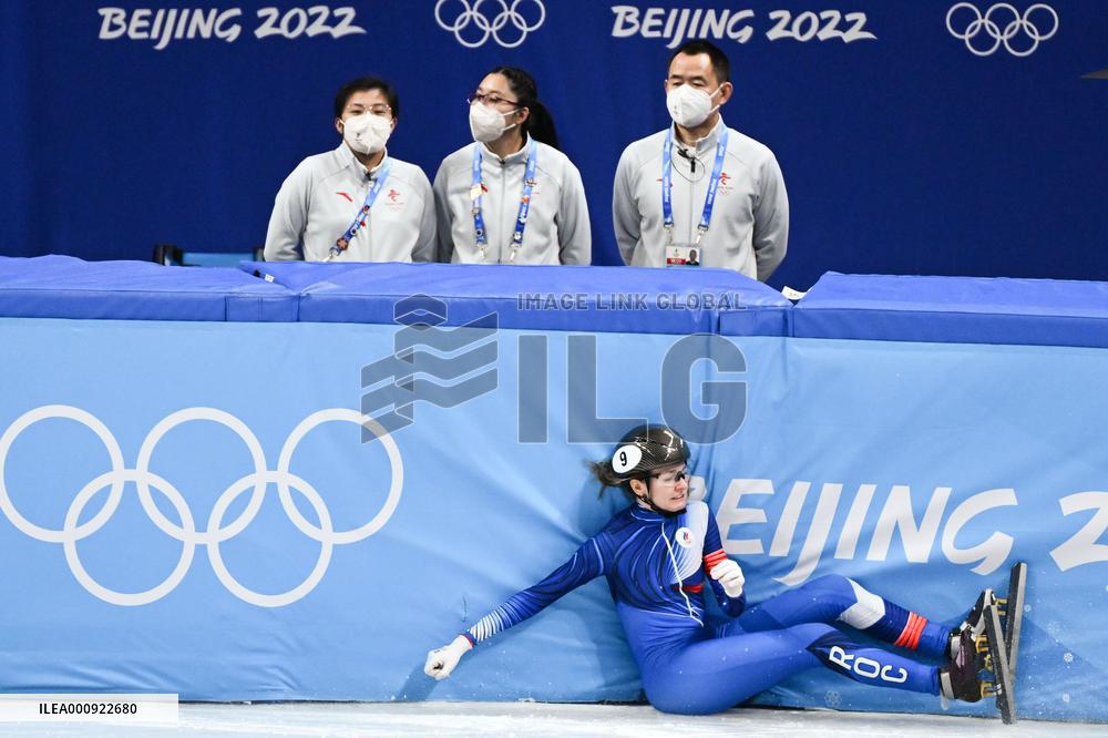 (BEIJING2022)CHINA-BEIJING-OLYMPIC WINTER GAMES-SHORT TRACK SPEED SKATING (CN)
