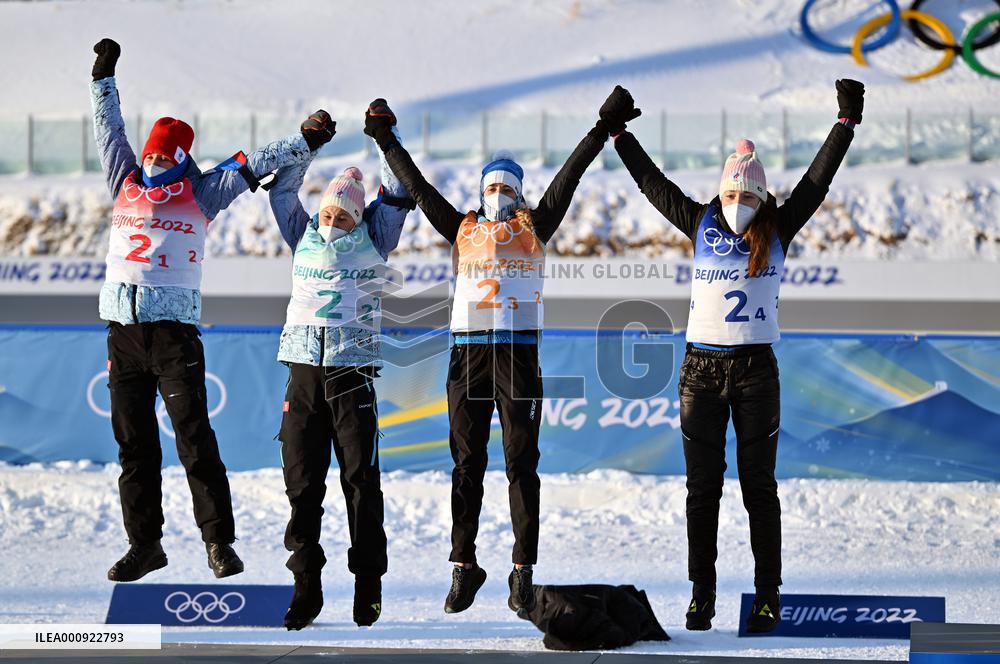 (BEIJING2022)CHINA-ZHANGJIAKOU-OLYMPIC WINTER GAMES-BIATHLON-WOMEN'S 4x6KM RELAY (CN)