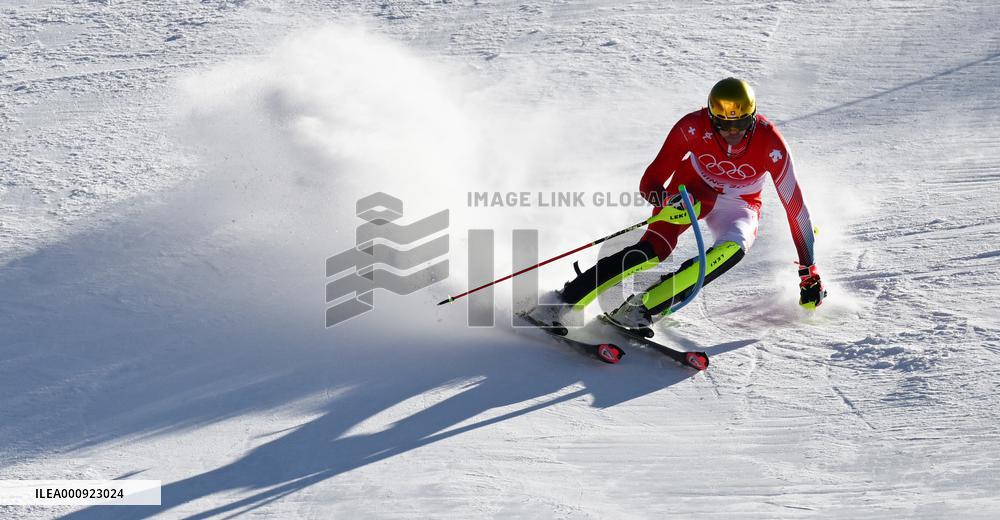 (BEIJING2022)CHINA-BEIJING-OLYMPIC WINTER GAMES-ALPINE SKIING-MEN'S SLALOM (CN)