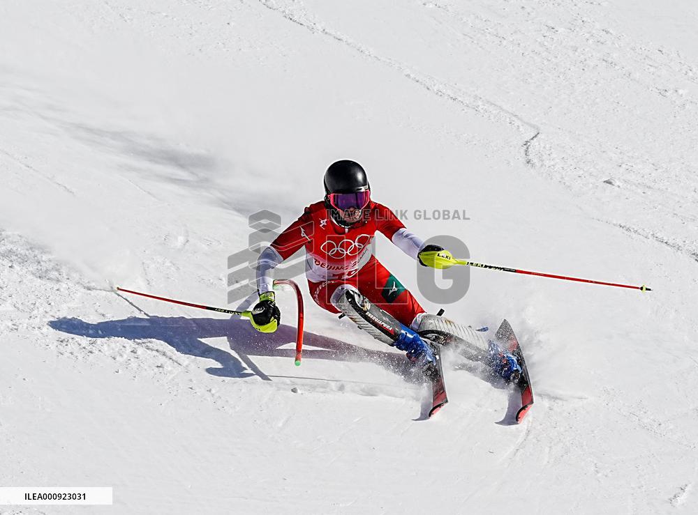 (BEIJING2022)CHINA-BEIJING-OLYMPIC WINTER GAMES-ALPINE SKIING-MEN'S SLALOM (CN)