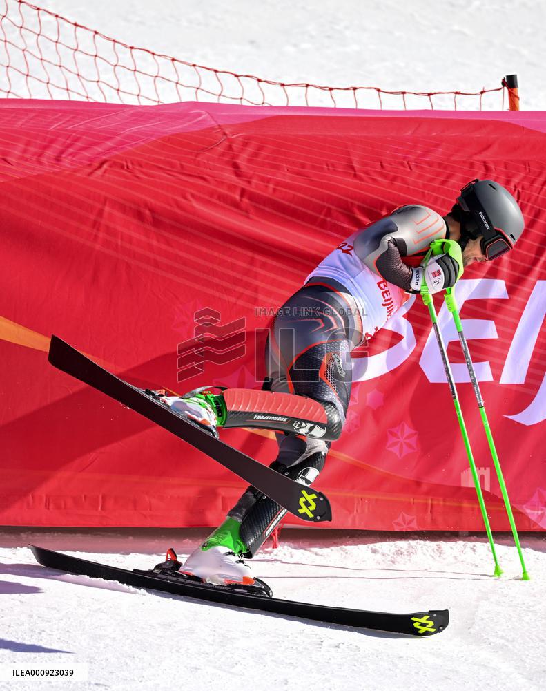 (BEIJING2022)CHINA-BEIJING-OLYMPIC WINTER GAMES-ALPINE SKIING-MEN'S SLALOM (CN)