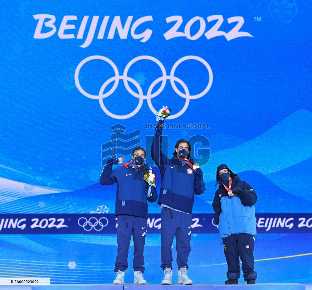 (BEIJING2022)CHINA-ZHANGJIAKOU-OLYMPIC WINTER GAMES-AWARDING CEREMONY-FREESTYLE SKIING (CN)